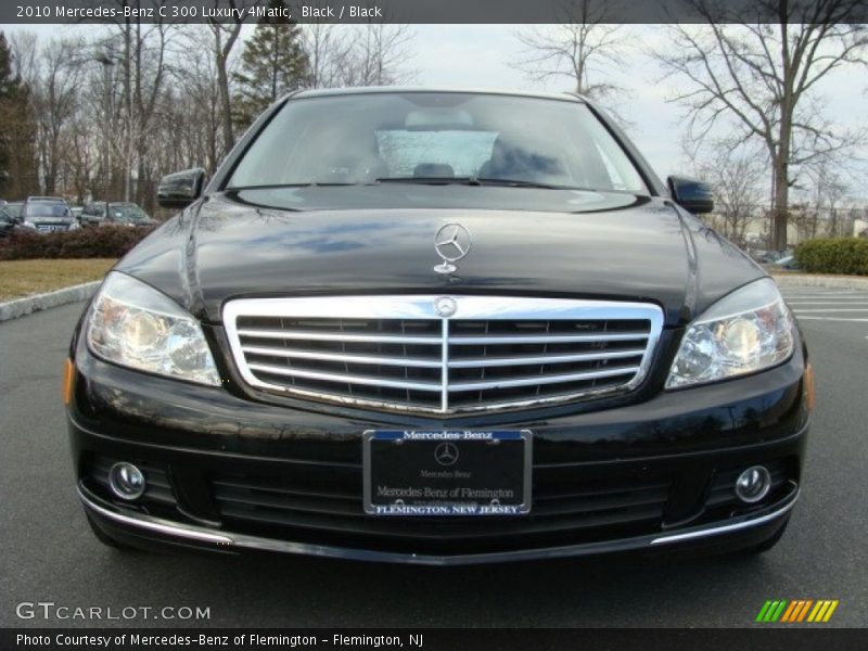 Black / Black 2010 Mercedes-Benz C 300 Luxury 4Matic