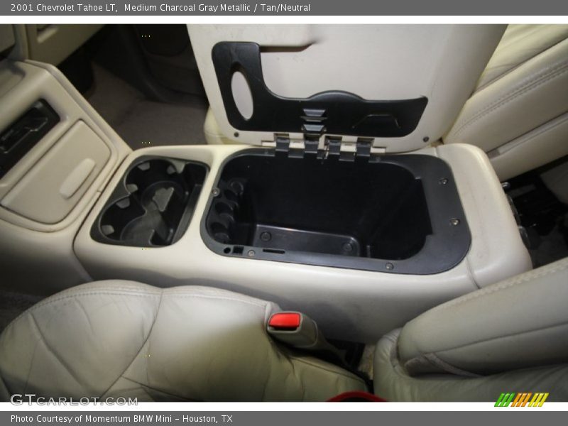 Medium Charcoal Gray Metallic / Tan/Neutral 2001 Chevrolet Tahoe LT