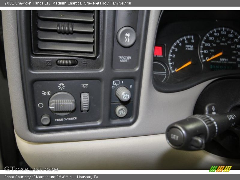 Medium Charcoal Gray Metallic / Tan/Neutral 2001 Chevrolet Tahoe LT