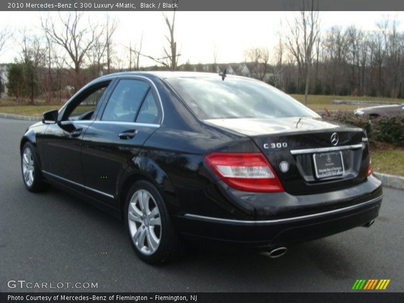 Black / Black 2010 Mercedes-Benz C 300 Luxury 4Matic
