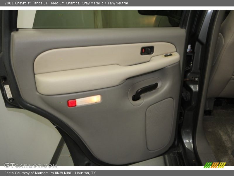 Medium Charcoal Gray Metallic / Tan/Neutral 2001 Chevrolet Tahoe LT