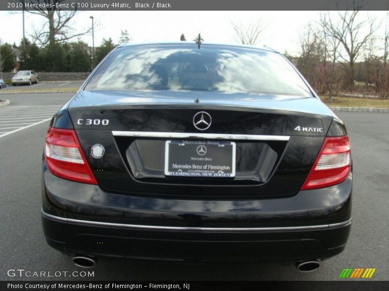 Black / Black 2010 Mercedes-Benz C 300 Luxury 4Matic