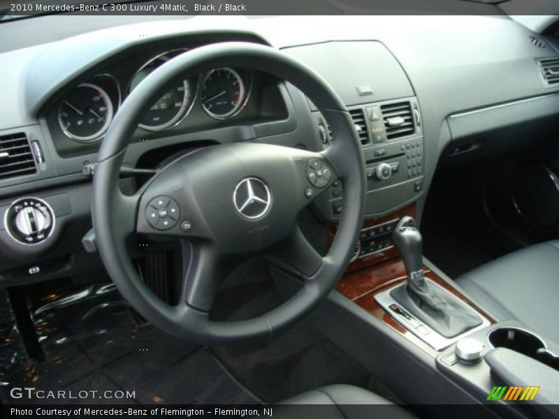Black / Black 2010 Mercedes-Benz C 300 Luxury 4Matic