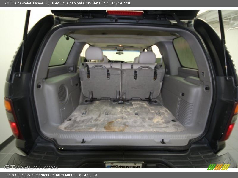Medium Charcoal Gray Metallic / Tan/Neutral 2001 Chevrolet Tahoe LT