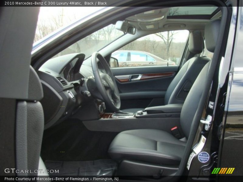 Black / Black 2010 Mercedes-Benz C 300 Luxury 4Matic