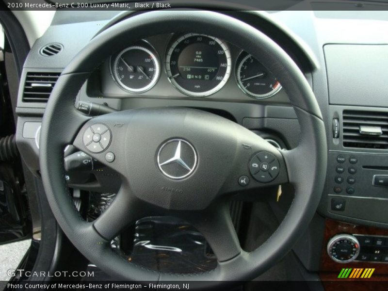 Black / Black 2010 Mercedes-Benz C 300 Luxury 4Matic