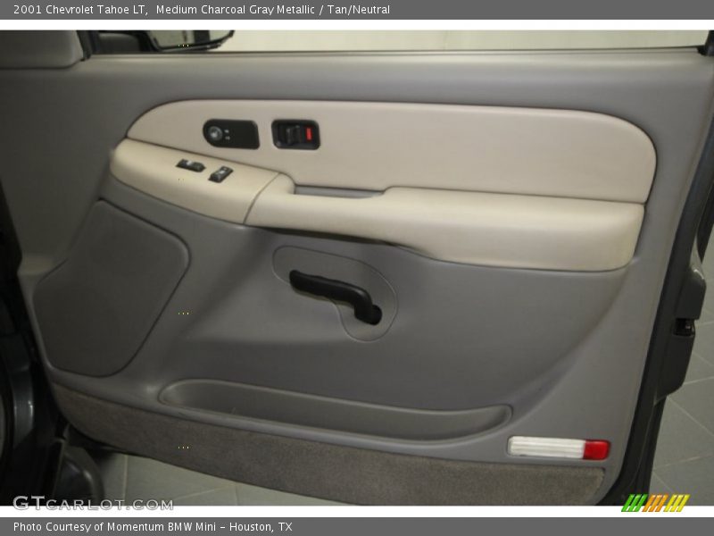 Medium Charcoal Gray Metallic / Tan/Neutral 2001 Chevrolet Tahoe LT