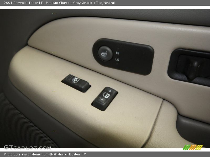 Medium Charcoal Gray Metallic / Tan/Neutral 2001 Chevrolet Tahoe LT