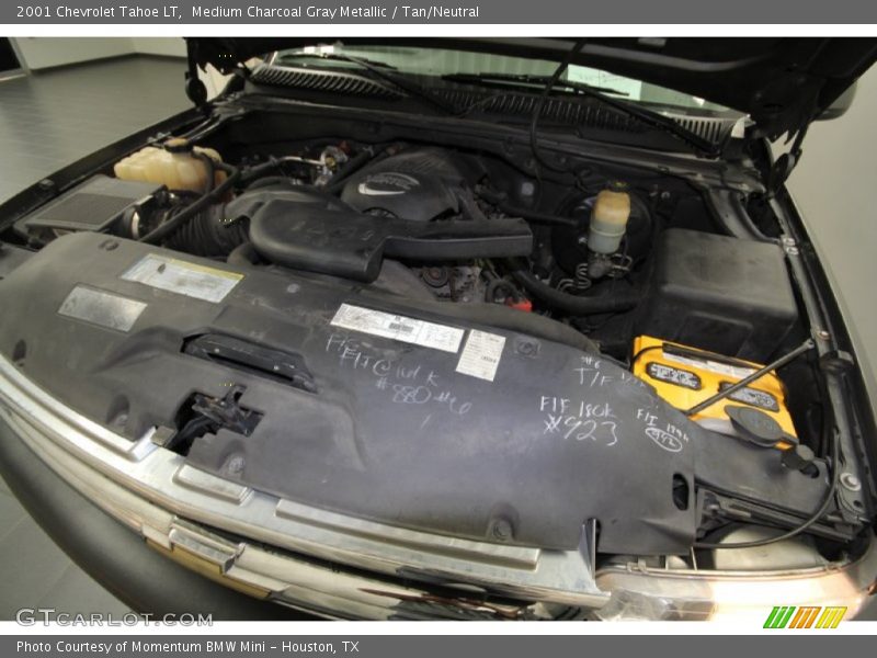 Medium Charcoal Gray Metallic / Tan/Neutral 2001 Chevrolet Tahoe LT