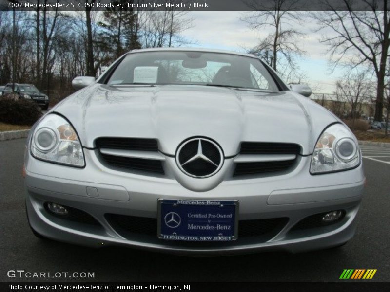 Iridium Silver Metallic / Black 2007 Mercedes-Benz SLK 350 Roadster