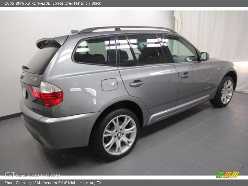 Space Grey Metallic / Black 2009 BMW X3 xDrive30i