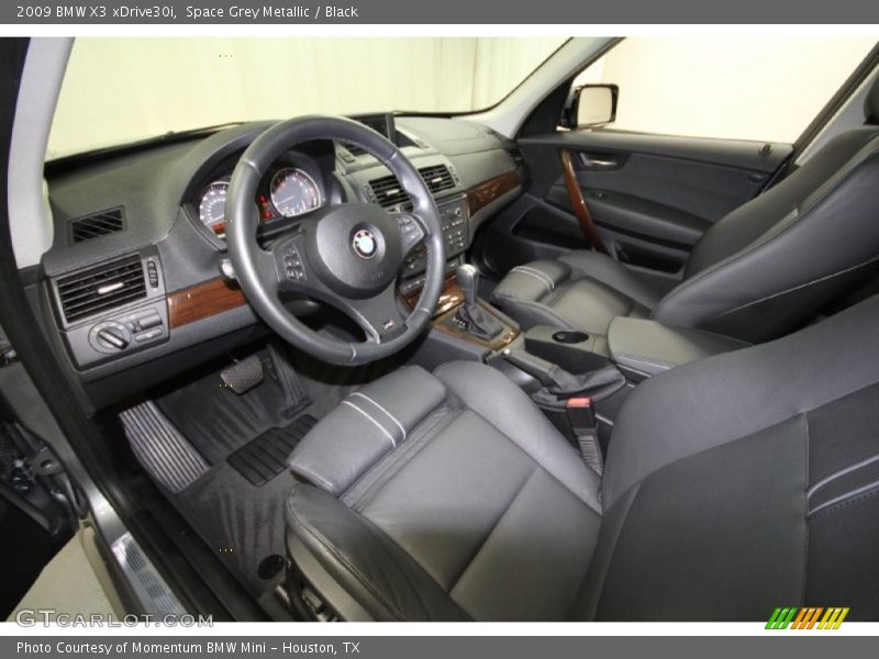 Space Grey Metallic / Black 2009 BMW X3 xDrive30i