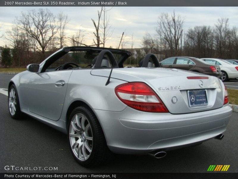 Iridium Silver Metallic / Black 2007 Mercedes-Benz SLK 350 Roadster