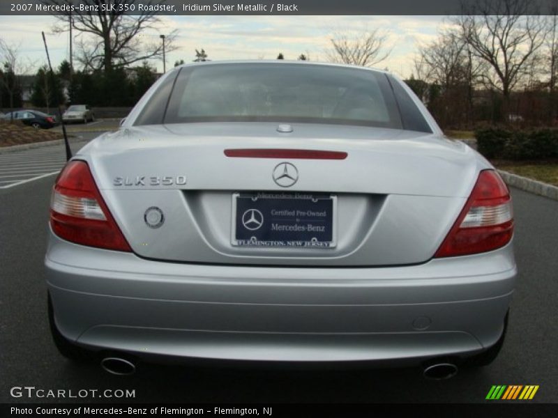 Iridium Silver Metallic / Black 2007 Mercedes-Benz SLK 350 Roadster