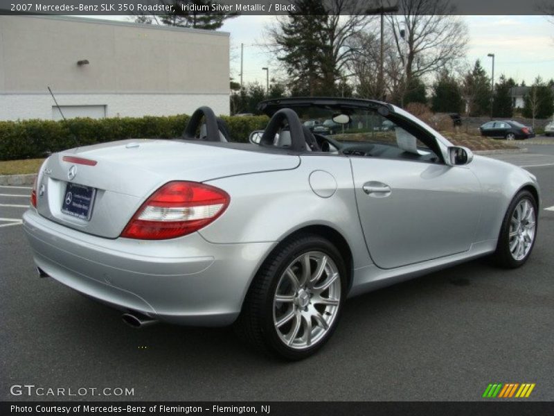 Iridium Silver Metallic / Black 2007 Mercedes-Benz SLK 350 Roadster
