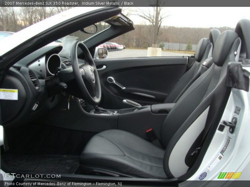  2007 SLK 350 Roadster Black Interior