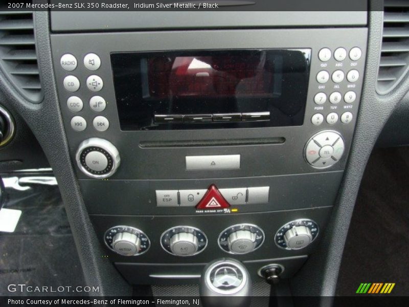 Controls of 2007 SLK 350 Roadster