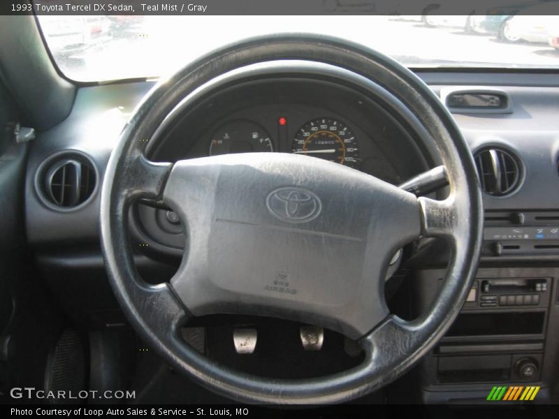Teal Mist / Gray 1993 Toyota Tercel DX Sedan