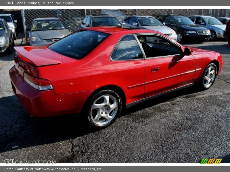 Milano Red / Black 2001 Honda Prelude