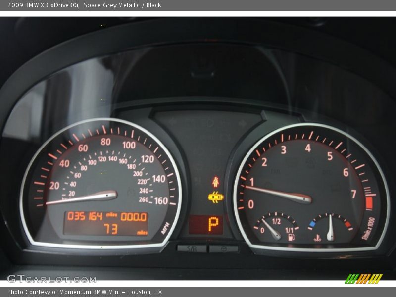 Space Grey Metallic / Black 2009 BMW X3 xDrive30i