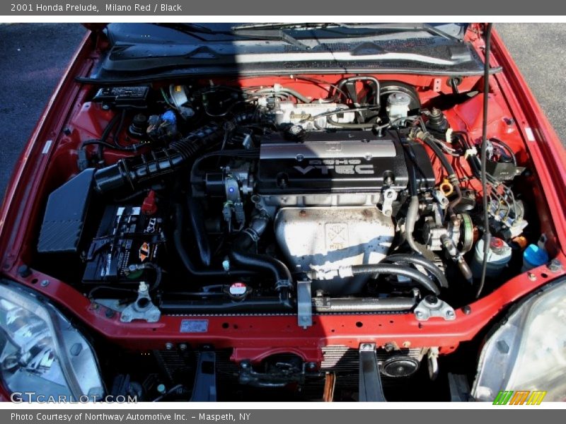 Milano Red / Black 2001 Honda Prelude