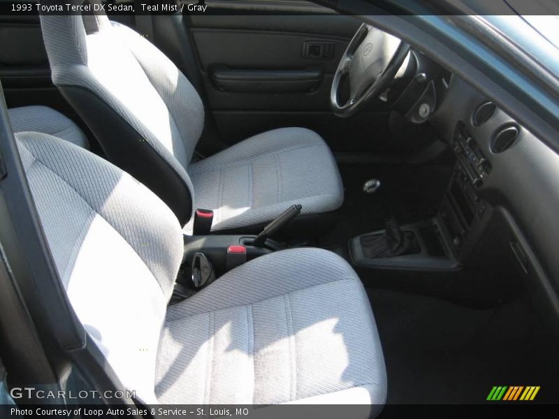 Teal Mist / Gray 1993 Toyota Tercel DX Sedan