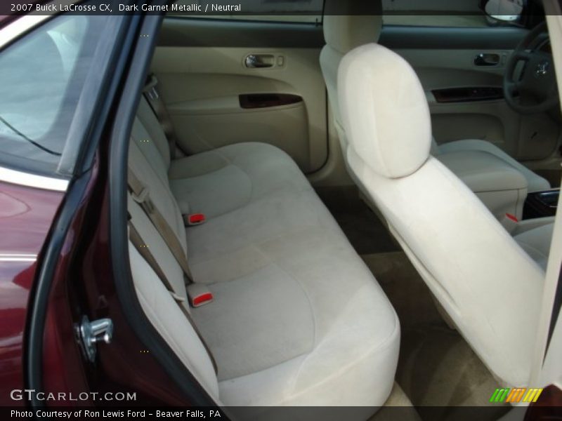 Dark Garnet Metallic / Neutral 2007 Buick LaCrosse CX