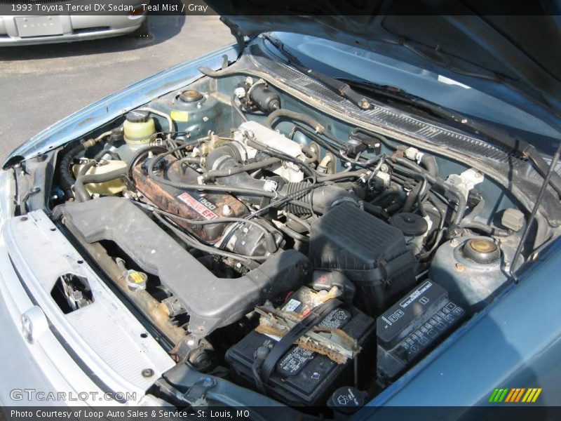 Teal Mist / Gray 1993 Toyota Tercel DX Sedan