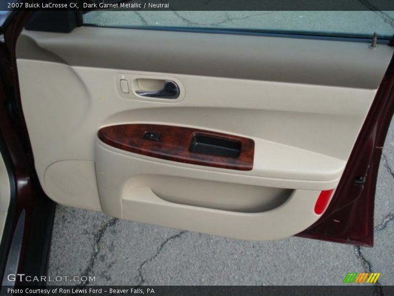 Dark Garnet Metallic / Neutral 2007 Buick LaCrosse CX