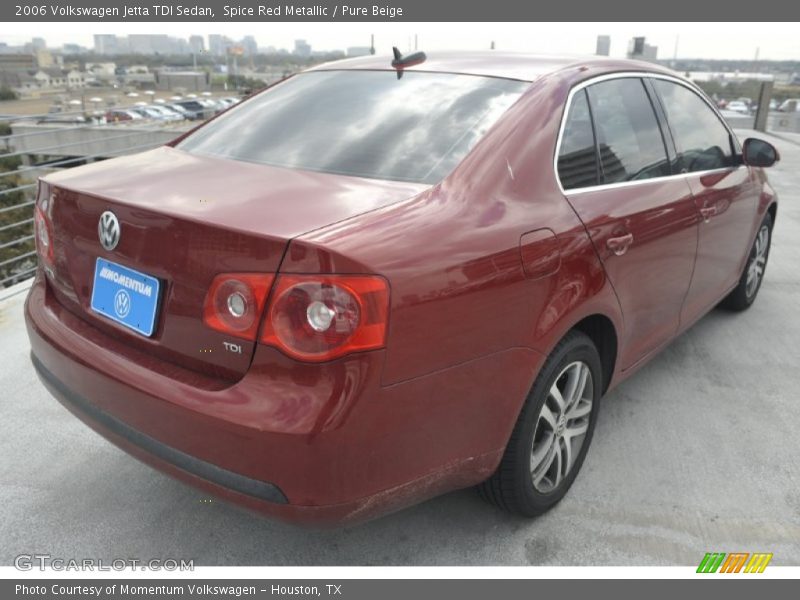 Spice Red Metallic / Pure Beige 2006 Volkswagen Jetta TDI Sedan