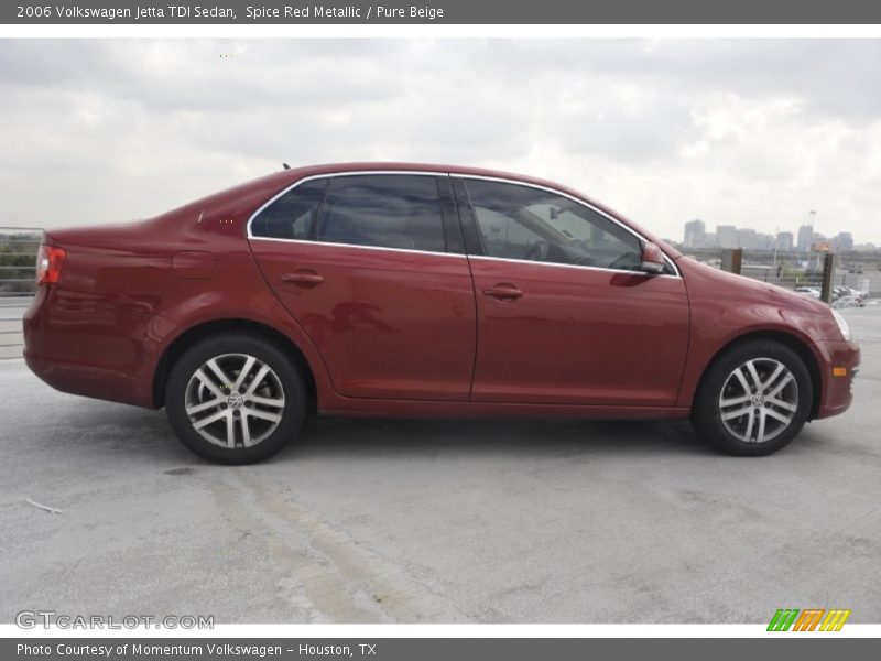 Spice Red Metallic / Pure Beige 2006 Volkswagen Jetta TDI Sedan