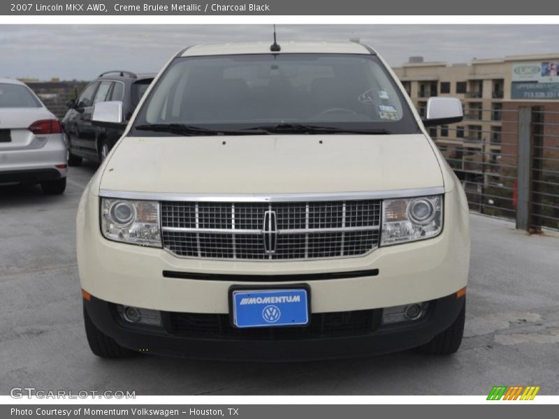 Creme Brulee Metallic / Charcoal Black 2007 Lincoln MKX AWD