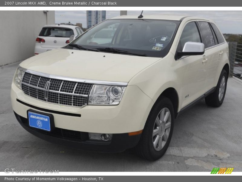 Creme Brulee Metallic / Charcoal Black 2007 Lincoln MKX AWD