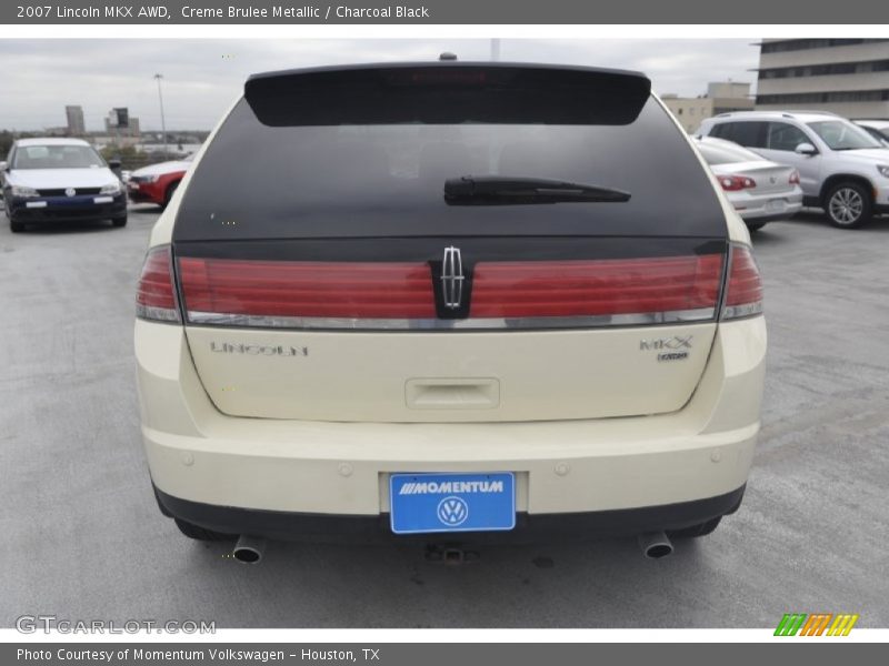 Creme Brulee Metallic / Charcoal Black 2007 Lincoln MKX AWD