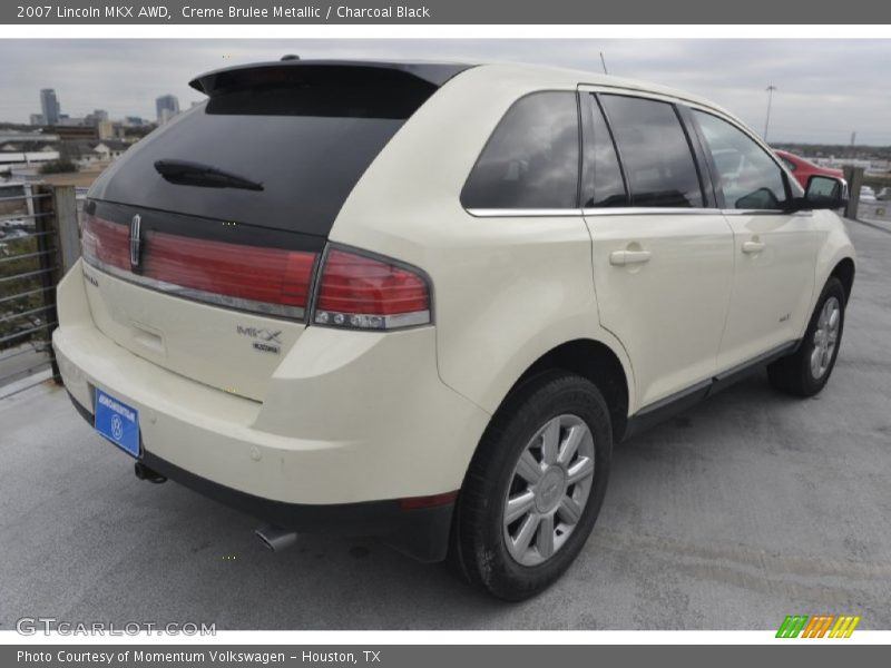 Creme Brulee Metallic / Charcoal Black 2007 Lincoln MKX AWD