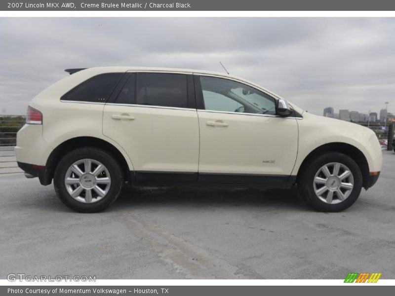 Creme Brulee Metallic / Charcoal Black 2007 Lincoln MKX AWD
