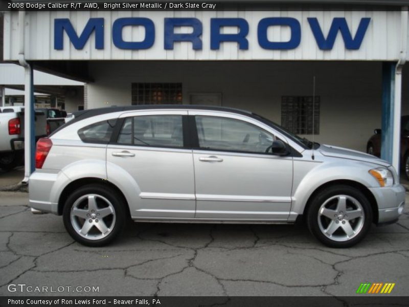 Bright Silver Metallic / Dark Slate Gray 2008 Dodge Caliber R/T AWD