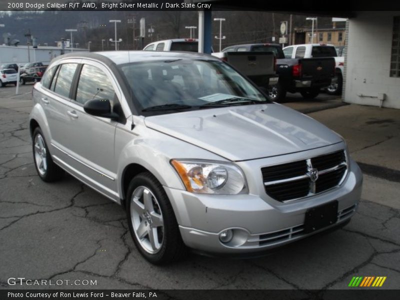 Bright Silver Metallic / Dark Slate Gray 2008 Dodge Caliber R/T AWD