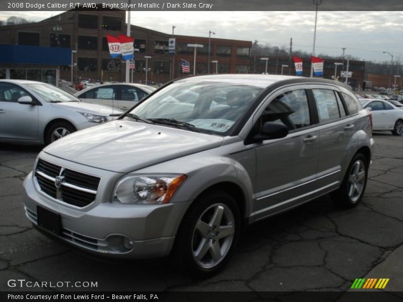 Bright Silver Metallic / Dark Slate Gray 2008 Dodge Caliber R/T AWD