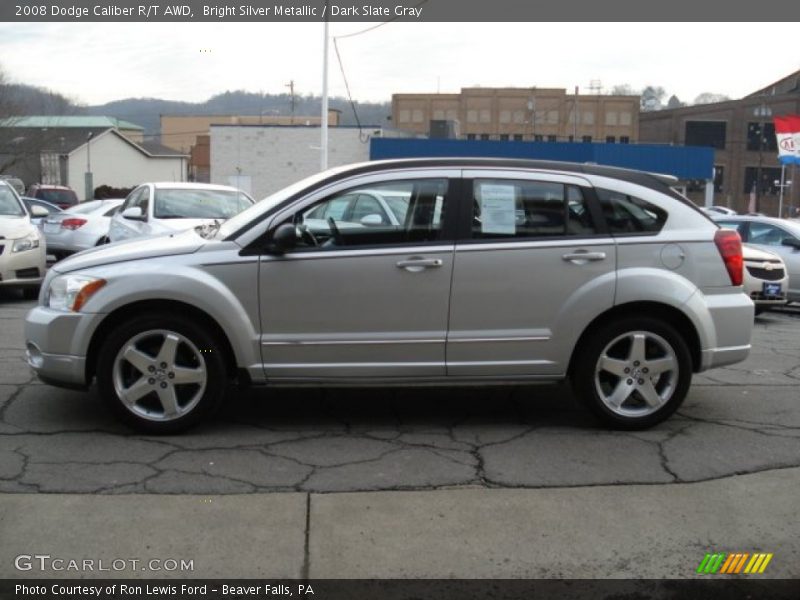 Bright Silver Metallic / Dark Slate Gray 2008 Dodge Caliber R/T AWD