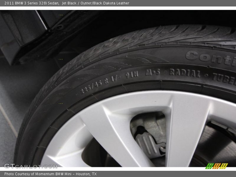 Jet Black / Oyster/Black Dakota Leather 2011 BMW 3 Series 328i Sedan
