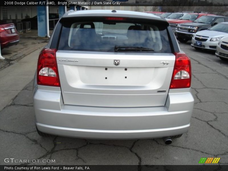 Bright Silver Metallic / Dark Slate Gray 2008 Dodge Caliber R/T AWD