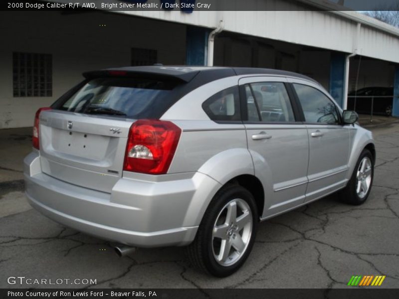 Bright Silver Metallic / Dark Slate Gray 2008 Dodge Caliber R/T AWD
