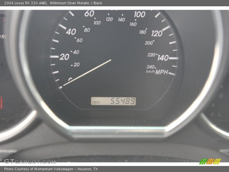Millinnium Silver Metallic / Black 2004 Lexus RX 330 AWD