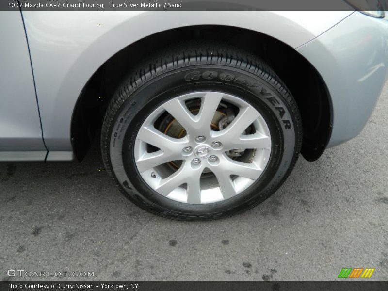 True Silver Metallic / Sand 2007 Mazda CX-7 Grand Touring