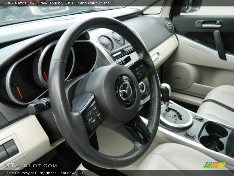 True Silver Metallic / Sand 2007 Mazda CX-7 Grand Touring