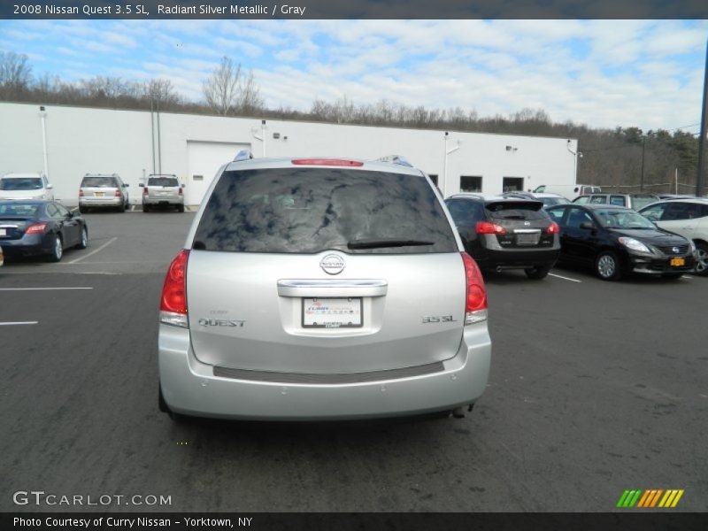 Radiant Silver Metallic / Gray 2008 Nissan Quest 3.5 SL