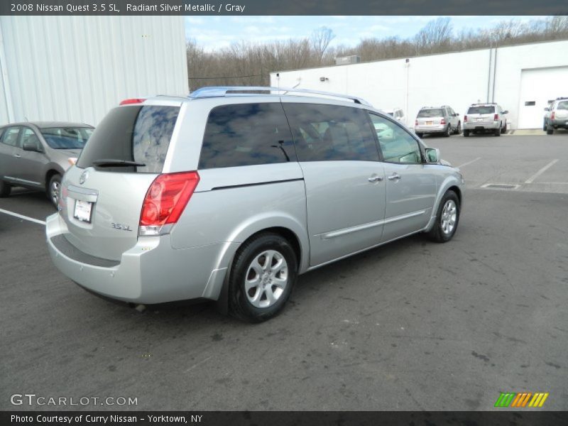 Radiant Silver Metallic / Gray 2008 Nissan Quest 3.5 SL
