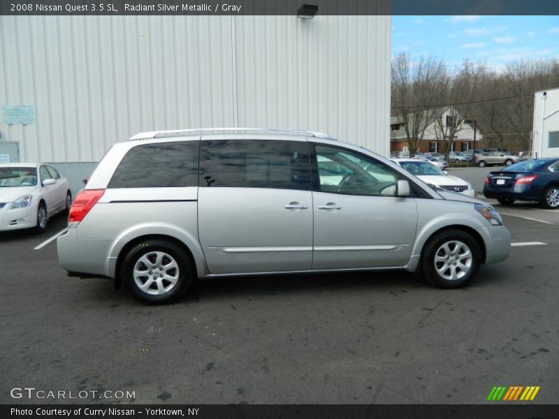 Radiant Silver Metallic / Gray 2008 Nissan Quest 3.5 SL