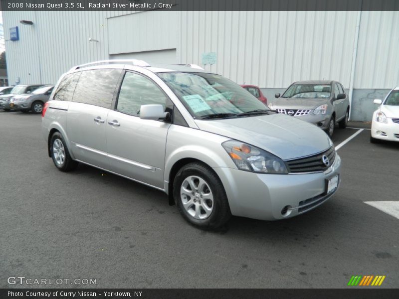 Radiant Silver Metallic / Gray 2008 Nissan Quest 3.5 SL